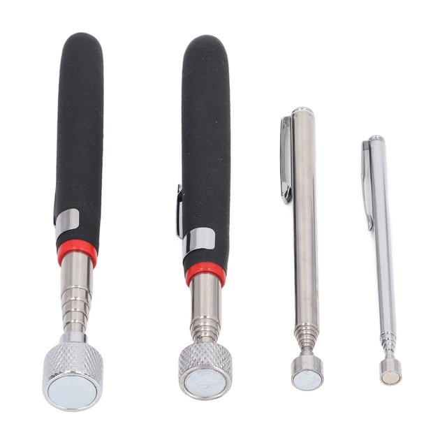 Conjunto de Herramientas de Recolecció Magnética, 4 PCS Shock Proight 1.5 lb 3 lb 10 lb 15 lb Fuerte magnetismo Magnetic Pickup Stick Para Fábrica