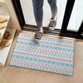 thumbnail image 2 of Blue and Red Christmas Pattern Door Rugs,Washable Non Slip Door Mats Indoor,Decorative Door Mats,Entry Mat Indoor for Entrance,Bedroom,Kitchen,Bathroom,16"x24", 2 of 6