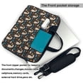 thumbnail image 2 of Lsque Cute Alpaca Pattern Laptop Bag – Portable & Slim Single-Shoulder Computer Case with Adjustable Strap, Protective, Lightweight for 13”/14”/15.6” Laptops, 2 of 8