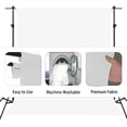thumbnail image 5 of White Photography Backdrop for Photoshoot, Photo Backdrop Curtain, Perfect White Backdrops for Party Portrait Photoshoots Video Studio 10FTx10FT, 5 of 6