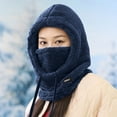 thumbnail image 4 of Kilaqueen Ski Balaclava Face Mask for Women Windproof Winter Warm Neck Cover Helmet Hood Fleece Beanie Hat with Drawstring, 4 of 6