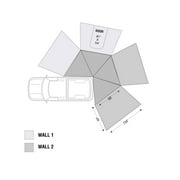 Nomadic 270 LT Awning Wall 1 Passenger Side