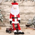 thumbnail image 1 of PIX-LINK Fundas navideñas para botellas de vino, funda navideña para botella de champán de Papá Noel, adornos navideños para mesa para el hogar PIX-LINK adornos y suministros navideños, 1 of 2