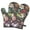 Pioneer Flower Floral, variant on Cute Oven Mitts,Pioneer Flower Floral Print Pattern Oven Mitt 2-Pack Set,Kitchen Gloves for Oven,Heat Resistant Oven Mitts 7.7"x12"