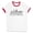 White/Red, variant on Skyline Montreal Canada Ringer Tee Shirt Unisex Small White/Black