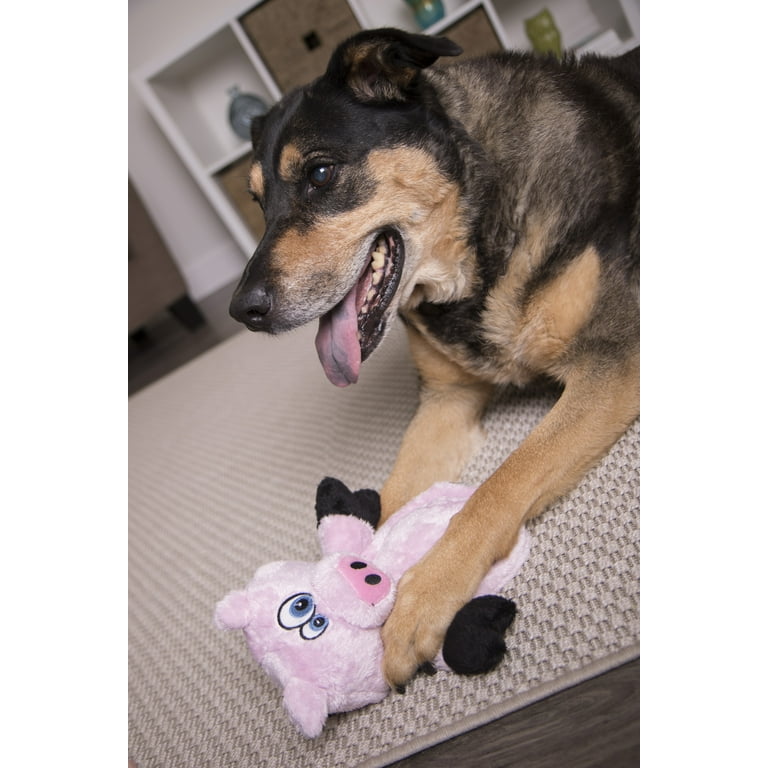 HEAR DOGGY!® Flattie Elephant with Chew Guard Technology™ and Silent Squeak  Technology™ Plush Dog Toy 