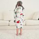 thumbnail image 3 of Kids Bathrobe Boys Girls Hoodie Robe Cartoon Animal Dinosaur Sleepwear Toddler Soft Pajamas, 3 of 4