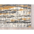 thumbnail image 3 of Abani Laguna Collection Area ​​Rug Mid Century Modern Bedroom Living Room Decor Floor Rug 9 x 12 Yellow Grey, 3 of 6
