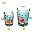thumbnail image 5 of PHELIKA Christmas Gnomes Funny Polka Dot 01 Laundry Basket 65L Large Foldable Round For Dirty Clothes Toy Storage, 5 of 6
