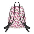 thumbnail image 2 of Naloa Lilies Flowers Print Lightweight DayBackpack Suitable for school, work, shopping, travel, etc., 2 of 5