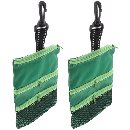 MLINS 2 Pcs Golf Bag Accessories Pouch Ball Nail Lightweight Storage