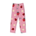 thumbnail image 4 of Qekee Strawberry and Ladybugs Men's Straigh Pajama Pant, 4 of 9