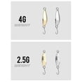 thumbnail image 4 of GLFILL 28PCS Fishing Metal Spinner Lures Hard Metal Spinner Bait Kit with A Plastic Box, 4 of 9
