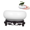 thumbnail image 6 of CIMAXIC Hydroponic Ceramic Planter White 1 Set 6.3X6.3X3.1In, 6 of 8