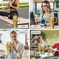 thumbnail image 5 of 40 oz Sunflower Tumbler with Spill Proof Lid, Handle 40oz Sunflower Theme Tumbler, Straw Double Insulated Editor's Pick Gifts Travel Must Haves, 5 of 5