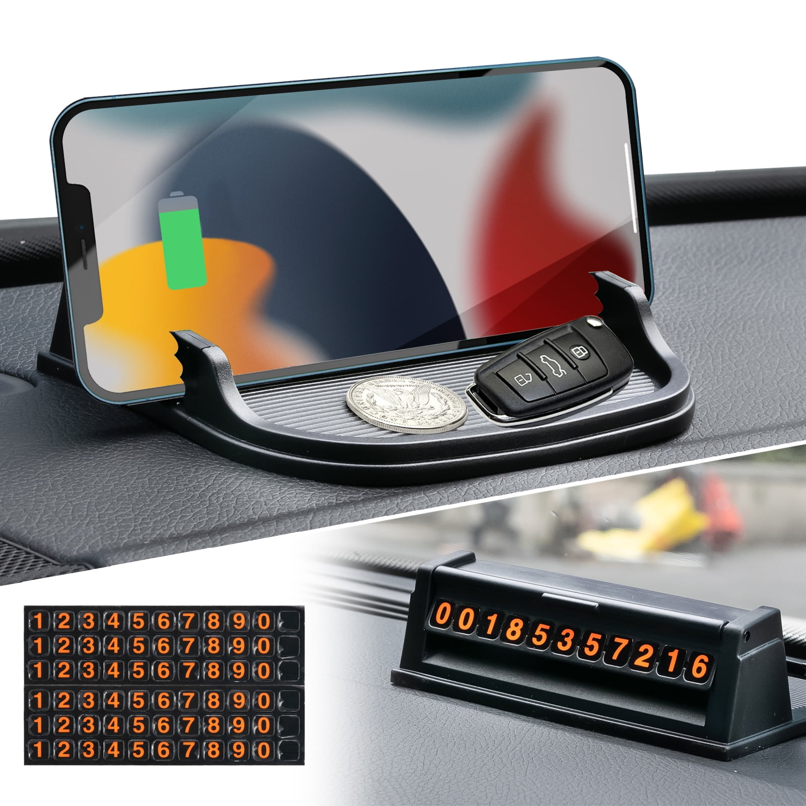 Universal Car Phone Holder Dashboard Nonslip Mat Sticky Pad Dash Mount