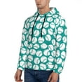 thumbnail image 3 of Junzan Green Baseball for Men's Hoodie - Fall Pullover Hooded Sweatshirt-Hooded Sweatshirt for Men - Men's Stylish Sweatshirt for Winter & Autumn-4X-Large, 3 of 7