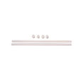 thumbnail image 2 of Easy Track RR1036 35 Inch Wardrobe Closet Rods with End Caps, White (1 Pair), 2 of 3