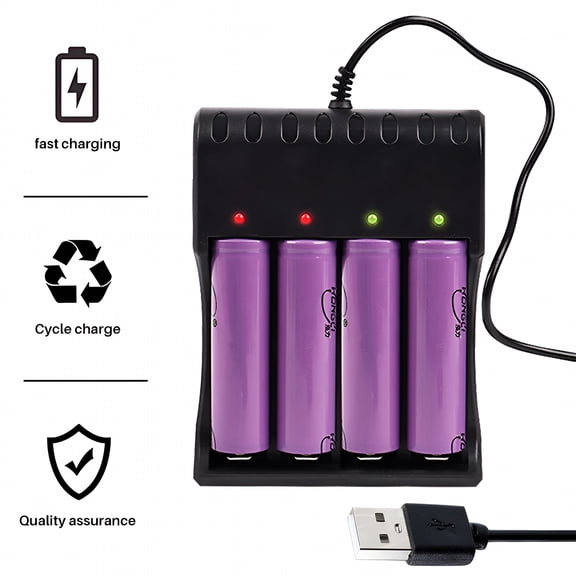 GJX 18650 Battery Charger Intelligent Save Time Independent Charger