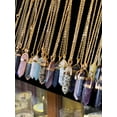 thumbnail image 2 of Classic Hexagon healing crystal necklaces - Gold chain, 2 of 5