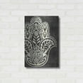 thumbnail image 3 of Luxe Metal Art 'Night Hamsa I' by Chariklia Zarris Metal Wall Art, 16"x24", 3 of 9