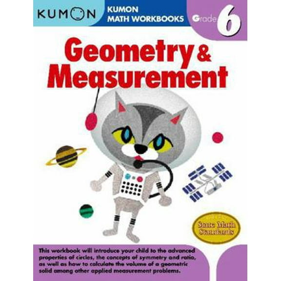 Pre-Owned Kumon Grade 6 Geometry and Measurement (Paperback) 1934968560 9781934968567