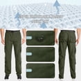 thumbnail image 6 of FEN AI Mens Hiking Quick Dry Pants Lightweight Waterproof Fishing Pant with Multi Pockets Outdoor Travel Climbing Trousers, 6 of 10
