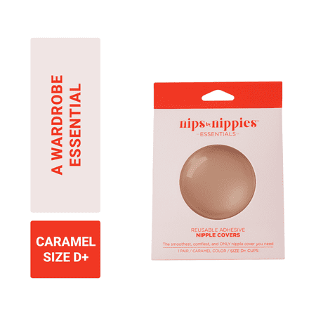 Nips by Nippies Women's Reusable Sticky Silicone Nipple Covers, Sizes A - D+