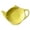 Yellow, variant on 1 Pcs Tea Bag Holder, Teapot Shaped Coaster, eapot Shaped Tea Bag Coasters Spoon Rests Saucer Seasoning Dish 4.72 x 3.42"