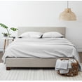 thumbnail image 3 of Noble Linens 3 Piece Pattern Microfiber Bed Sheets Set, Light Gray Beaded Arrows, Twin, 3 of 11