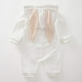 thumbnail image 6 of 0-18M Newborn Unisex Baby Boy Girl Rabbit Romper Cotton Cute Bunny Long Sleeves Zipper Hoodie Infant Bodysuits Jumpsuit Outfit, 6 of 9