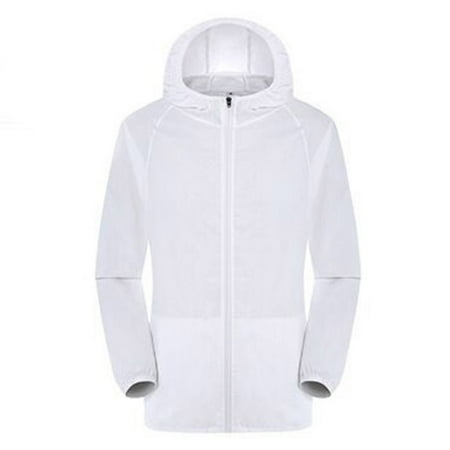Sriper Windproof Waterproof Raincoat for Women Bicycle Sports Quick-Dry Jacket Plus Size Puffer Winter Coat Cold Chaqueta for Outdoor Activities White L