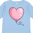 thumbnail image 4 of Inktastic Pink Balloon Heart Boys or Girls Long Sleeve Toddler T-Shirt, 4 of 5