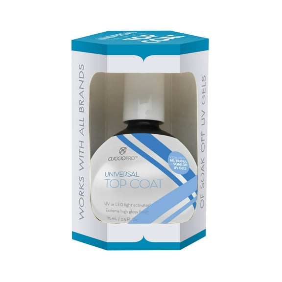 Cuccio Pro Universal Soak Off LED UV Gel Top Coat 2.5 fl.oz