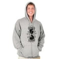 thumbnail image 5 of Hourglass Celestial Symbol Beautiful Zip Up Hoodie Men's Women's Brisco Brands X, 5 of 6