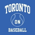 thumbnail image 3 of Toronto Classic Baseball Arch Basic Cotton T-Shirt - Medium - Royal, 3 of 6