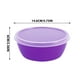 thumbnail image 3 of Cuencos redondos apilables de plástico para almacenar alimentos con tapas herméticas | Recipientes ovales para la frescura | Juego de 4 cuencos de almacenamiento frigorífico duraderos | Organización, 3 of 8