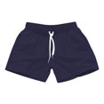 thumbnail image 3 of Bañador para hombre con bolsillos laterales, pantalones cortos de playa informales de verano de color sólido, pantalones cortos de tabla ligeros de secado rápido, traje de baño, 3 of 5
