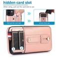 thumbnail image 5 of Funda con ranura para tarjetas oculta para iPhone 11, antigolpes, antideslizante, protección para cámara y correa de lazo., 5 of 5