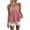Red, variant on Women's Gingham Peplum Halter Tank Top Summer Loose Fit Sweet Square Neck Sleeveless Camisole Red
