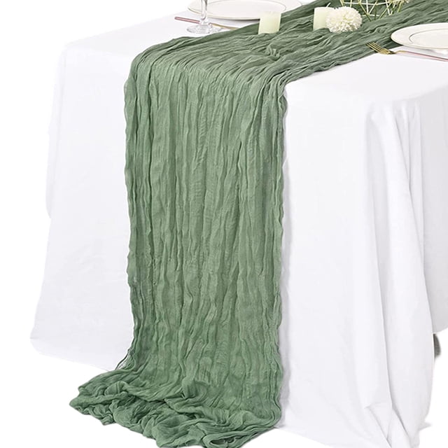 Mantel de gasa bohemio de color rosa empolvado para mesa, mantel rústico transparente para decoración de bodas, despedidas de soltera y fiestas