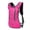 Rose red, variant on Running water bag backpack,Blue transparent