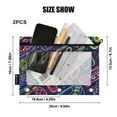 thumbnail image 3 of Neon Gaming Joystick 2 Pack Pencil Pouch for 3 Ring Binder Smooth Zipper Folders with Pockets Clear Window Pencil Case, 3 of 6