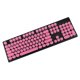 thumbnail image 1 of Teclado retroiluminado, receptor ABS de mano, redondo, fuerte estabilidad, ergonomía suave, teclas, cubierta, ordenador portátil para el hogar, Juegos de teclado y mouse para computadora Rosa, 1 of 6