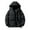 Black, variant on Unisex Winter Padded Coat Warm Oversized Jacket With High Insulation For Cold Weather Mens Small Jacket plus Size Coats for Men