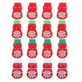 thumbnail image 1 of Anti-Slip Pet Socks 16Pcs Cotton Red for Floorprotection and Pet Use, 1 of 5