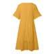 thumbnail image 3 of Vestido Informal de Encaje Calado Para Mujer, Cuello En V, Manga Corta, Fluido, Midi, Para Uso Diario, Primavera y Verano, 3 of 3