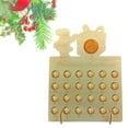 thumbnail image 4 of Blueek Christmas Reindeer Chocolate Frame Decoration, Wooden Advent Xmas Party Countdown Calendar Ornaments,Holiday Home Desktop Decors, 4 of 9