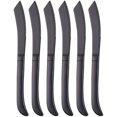 thumbnail image 1 of Juego de cuchillos de filete, cuchillos de cocina de acero inoxidable con sierra de primera calidad, juego de 6, caja fuerte para lavavajillas (negro) Feliz Sencillez, 1 of 5
