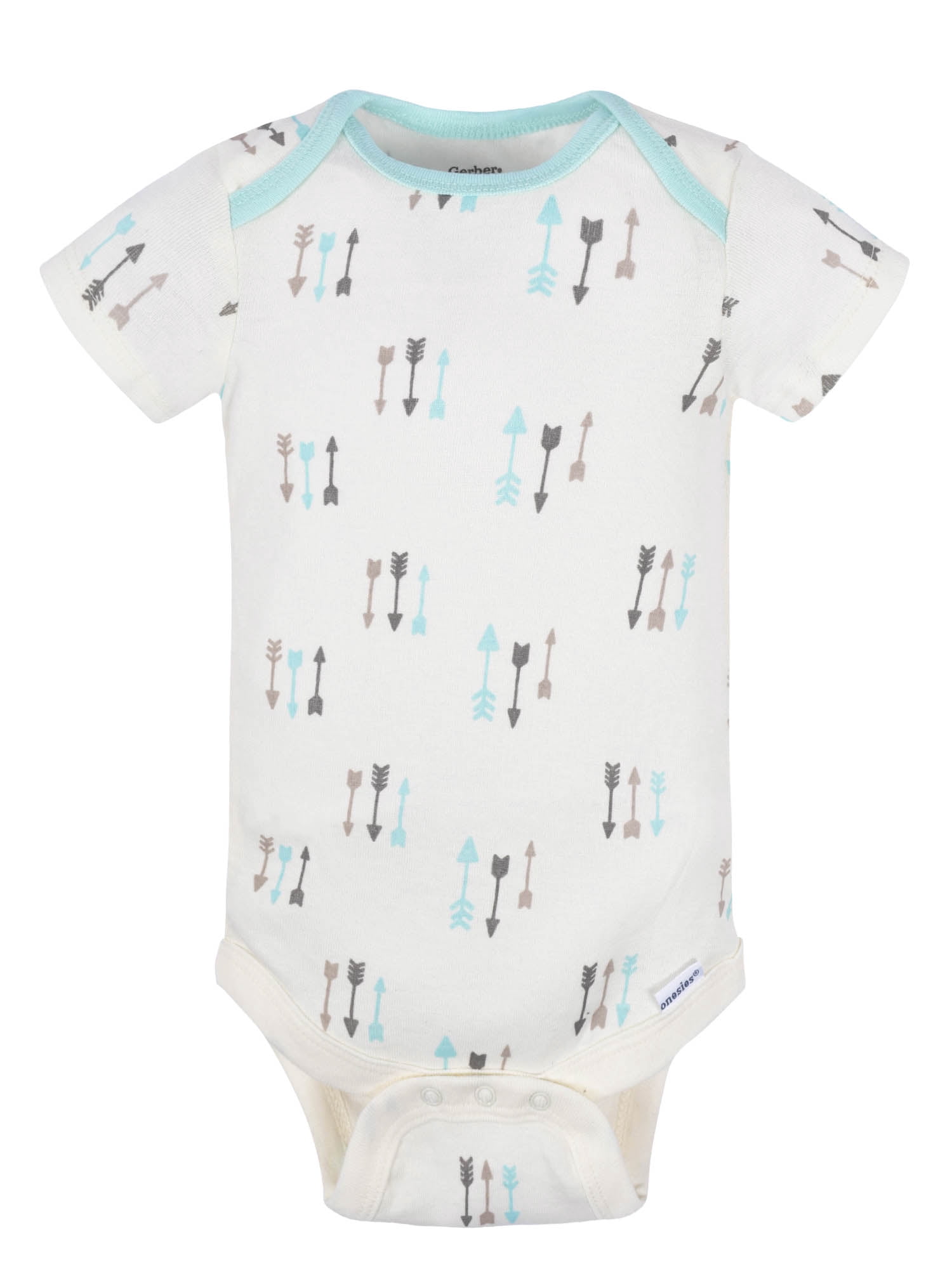 Gerber Baby Boy Short Sleeves Onesies Bodysuits, 8-Pack, Sizes Newborn-12M